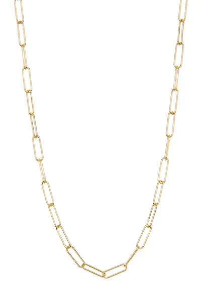 Adornia — Paper Clip Necklace