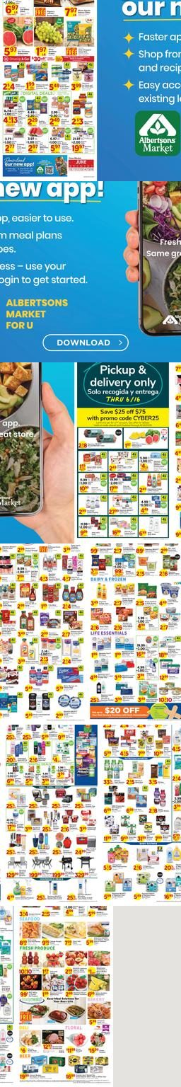 Albertsons Market weekly ad cover