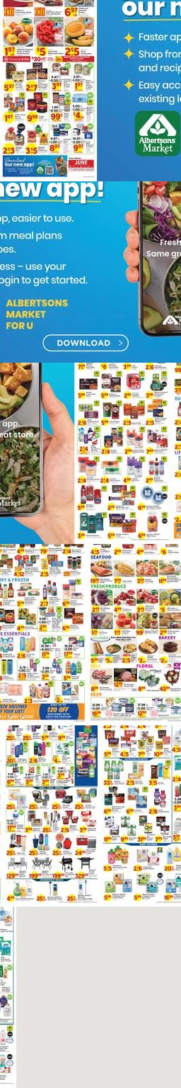 Albertsons Market weekly ad cover