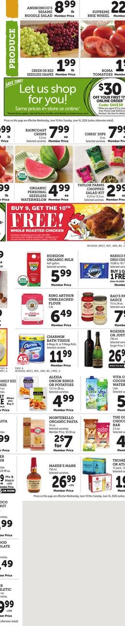 Andronico's weekly ad page 3