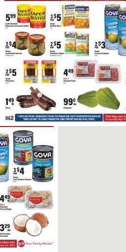 Big Y weekly ad cover
