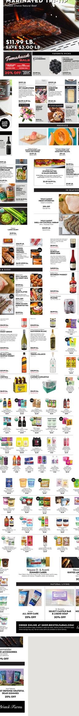 Bristol Farms weekly ad cover
