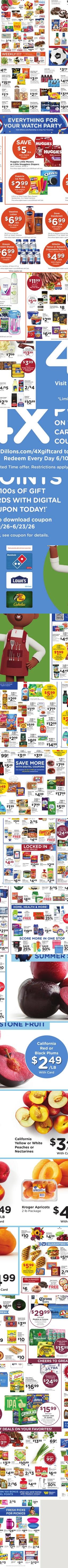 Dillons weekly ad cover