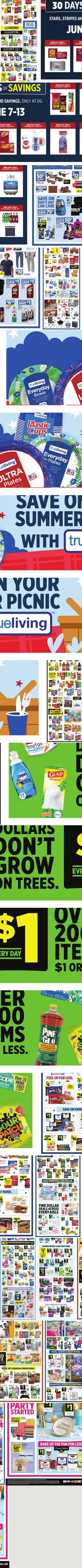Dollar General weekly ad cover