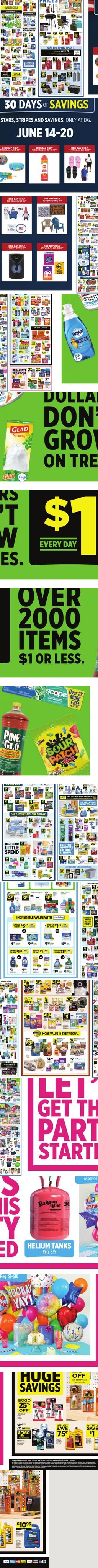 Dollar General weekly ad cover