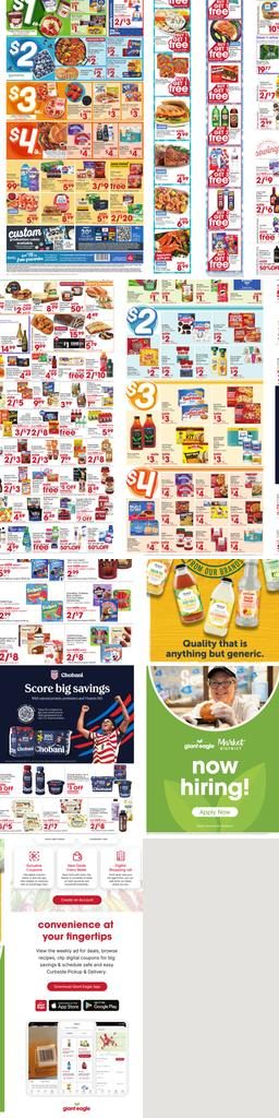 Giant Eagle weekly ad cover