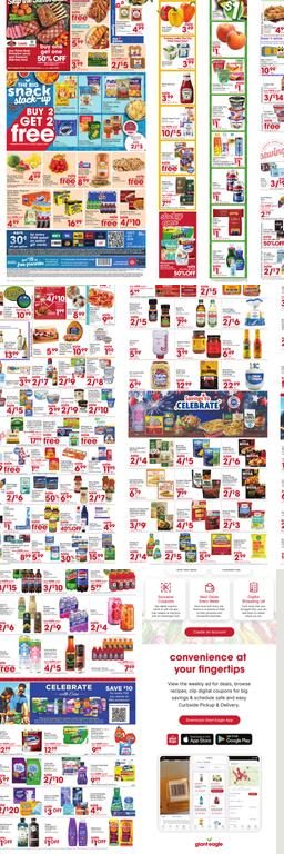 Giant Eagle weekly ad cover