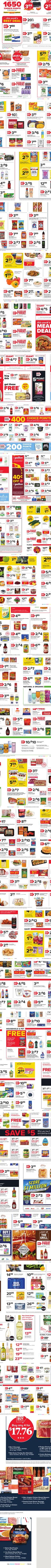 Giant Food Stores weekly ad cover
