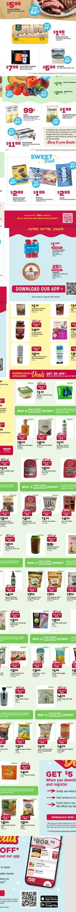 Grocery Outlet weekly ad cover