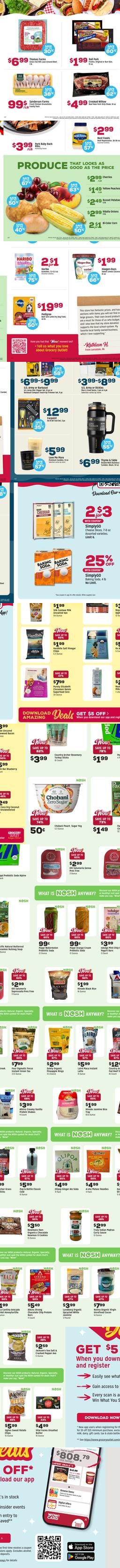 Grocery Outlet weekly ad cover