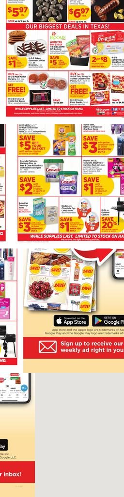 H-E-B weekly ad page 3