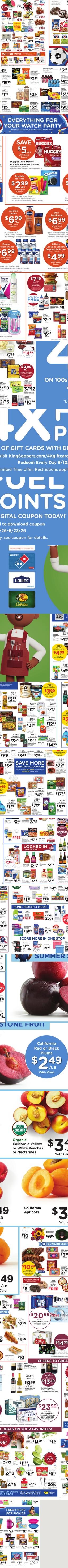 King Soopers weekly ad cover