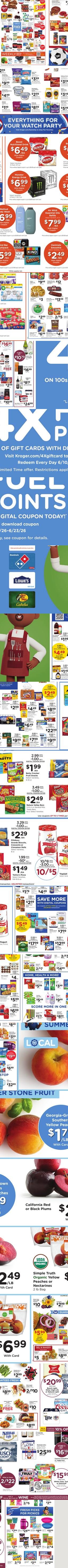 Kroger weekly ad cover
