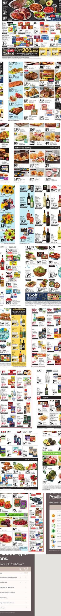 Pavilions weekly ad cover
