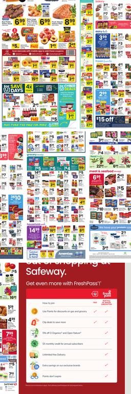 Safeway weekly ad cover