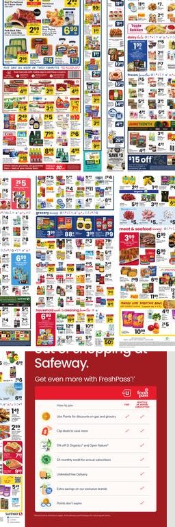 Safeway weekly ad cover