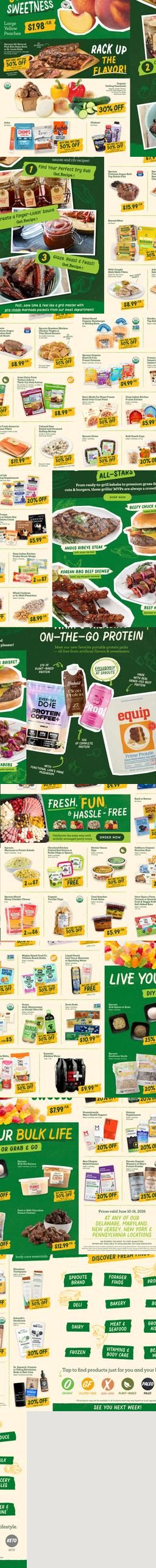 Sprouts Farmers Market weekly ad cover