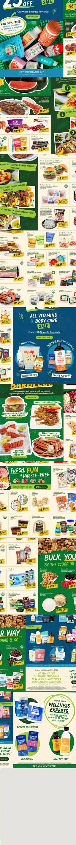 Sprouts Farmers Market weekly ad cover
