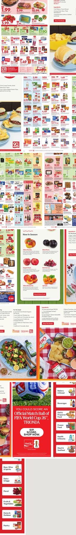 Stater Bros weekly ad cover