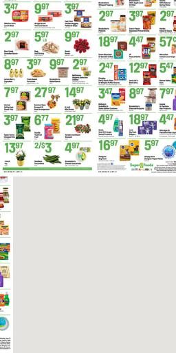 Super 1 Foods weekly ad cover