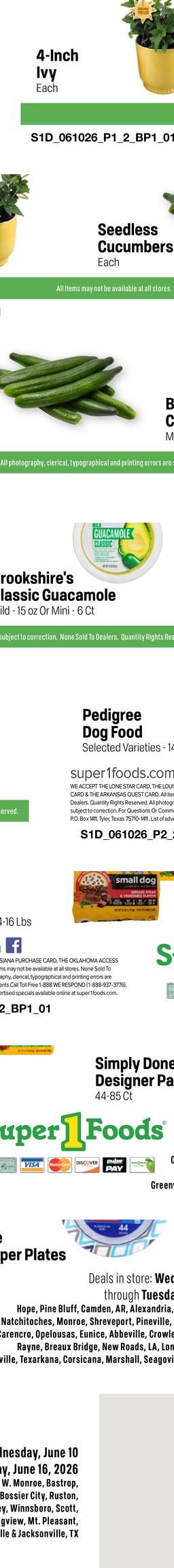 Super 1 Foods weekly ad page 6