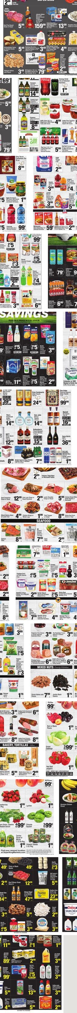 Super King weekly ad cover