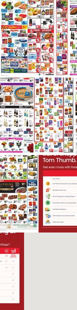Tom Thumb weekly ad cover